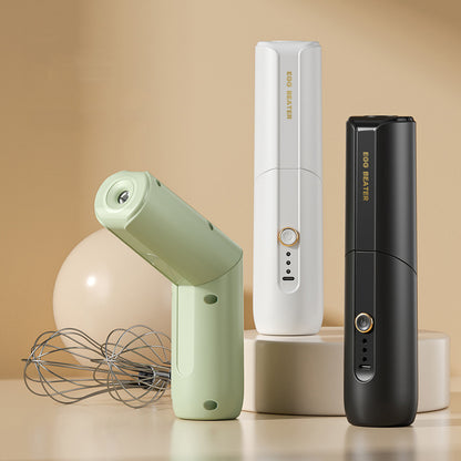 USB Rechargeable Folding Portable Electric Food Mixer