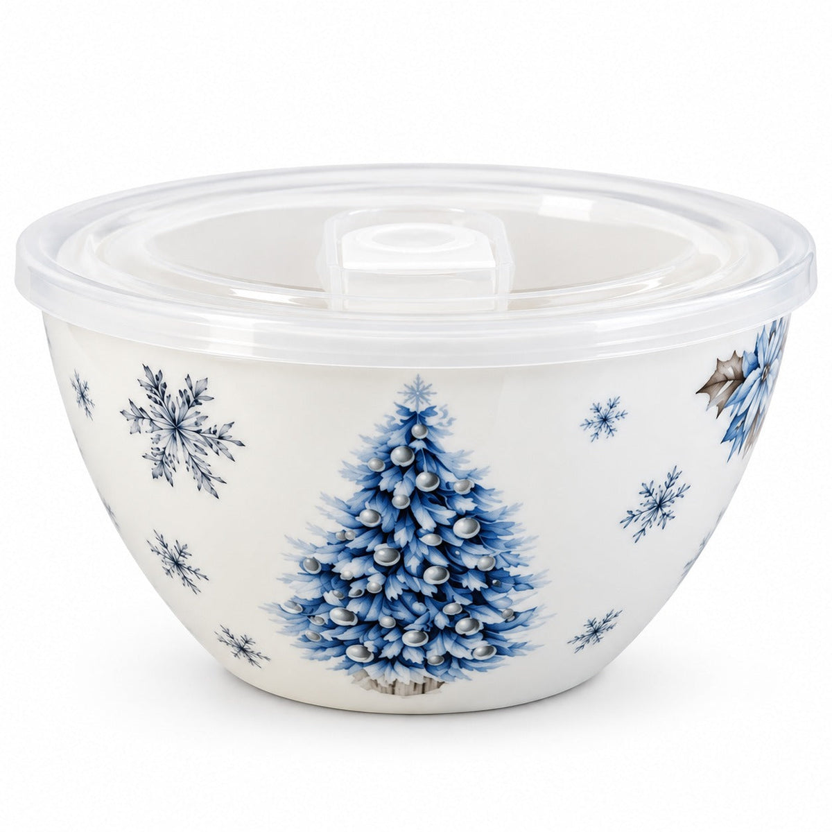 Noël - Winter Porcelain Bowl with Lid – 12 cm – 2 Designs