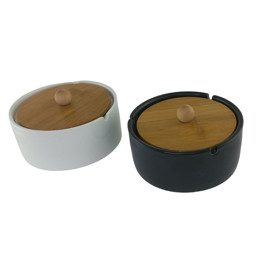 Ceramic Ashtray with Lids