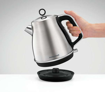 EVOKE Krug Kettle Cordless Stainless steel (brushed) by Morphy Richards