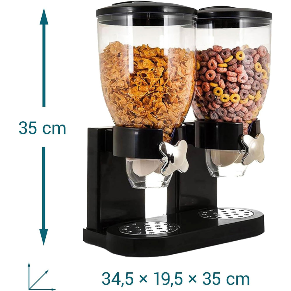Double Cereal & Dry Food Dispenser
