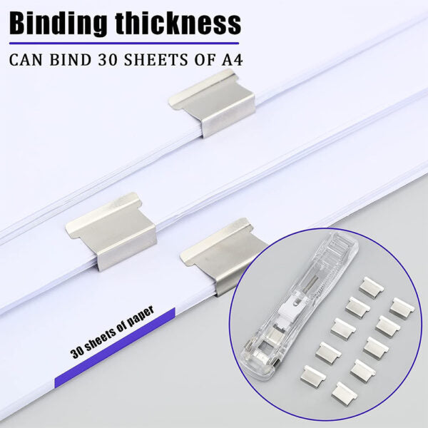 Clip Dispenser with 8 Refill Clips