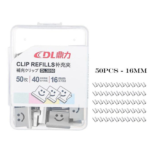 Clip Refill – 50 Clips 16mm