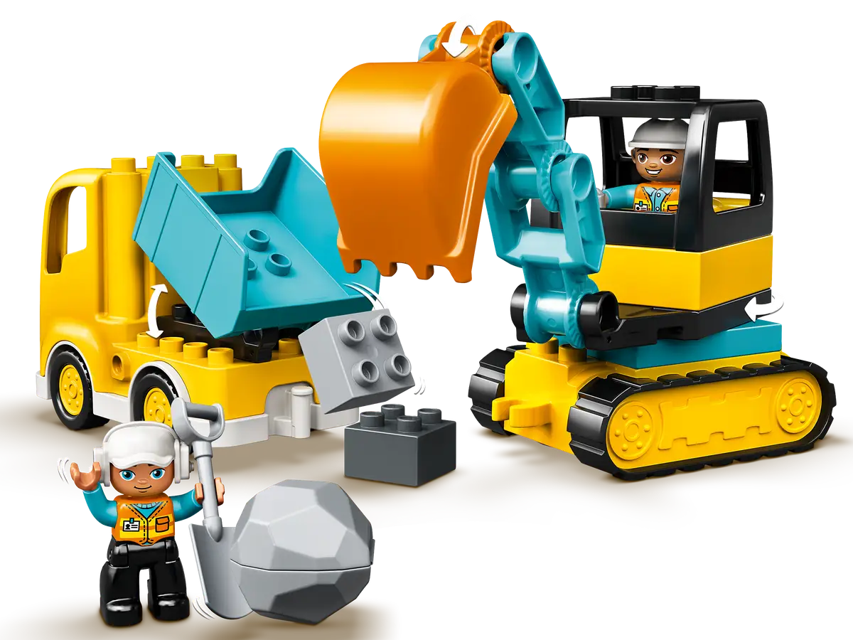 Lego Truck & Tracked Excavator (10931)