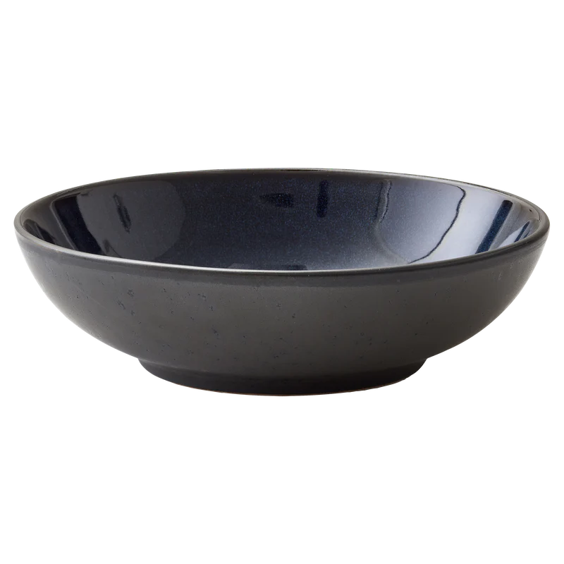 Pasta Bowl 20cm Black Dark Blue Bitz (11193)