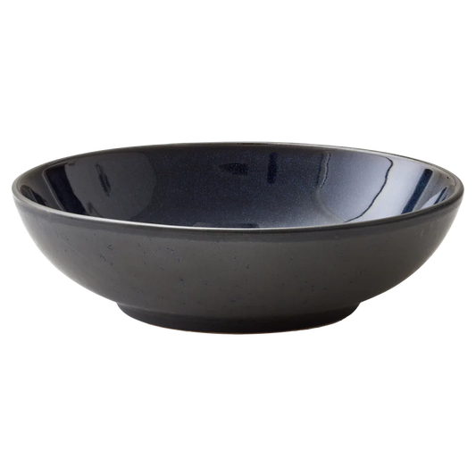 Pasta Bowl 20cm Black Dark Blue Bitz (11193)