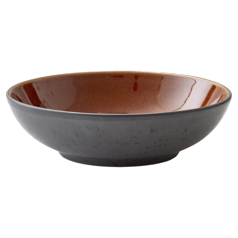 Pasta Bowl 20cm Black Amber Bitz (11195)