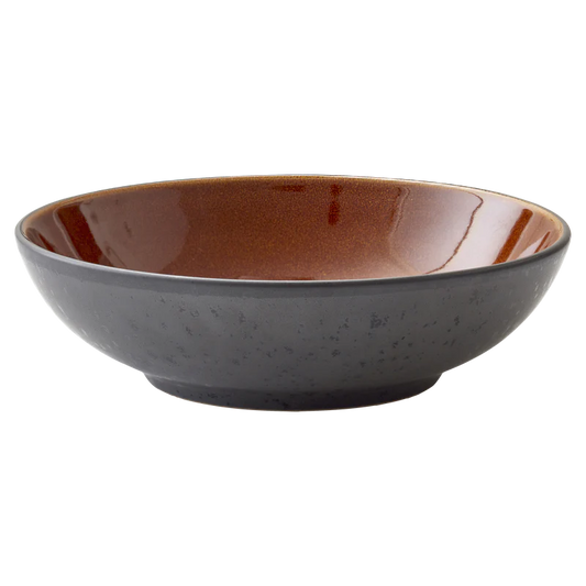 Pasta Bowl 20cm Black Amber Bitz (11195)