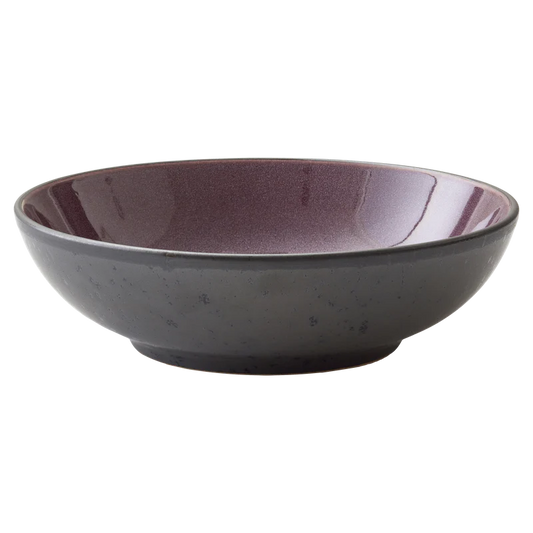 Pasta Bowl 20cm Black Lilac Bitz (11196)