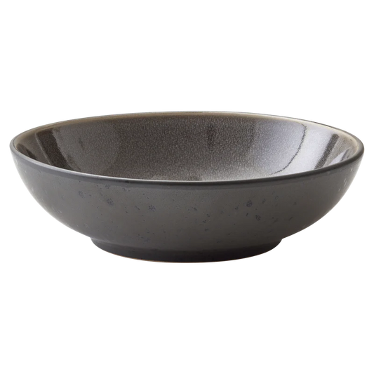 Pasta Bowl 20cm Black Grey Bitz (11197)