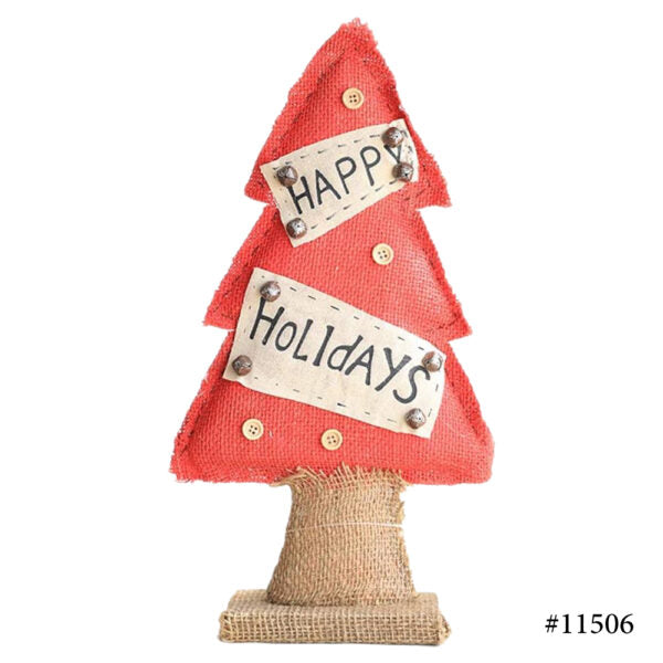 Fabric Desktop Star Christmas Tree Decoration