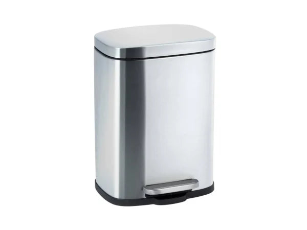 Leno Stainless Steel Cosmetic Pedal Bin , Easy-Close 5 ltr by Wenko – Germany