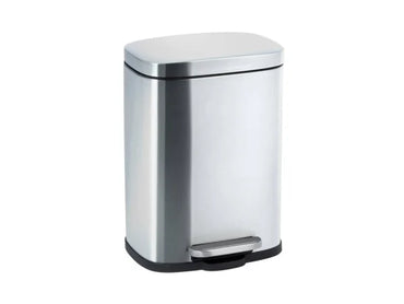 Leno Stainless Steel Cosmetic Pedal Bin , Easy-Close 5 ltr by Wenko – Germany