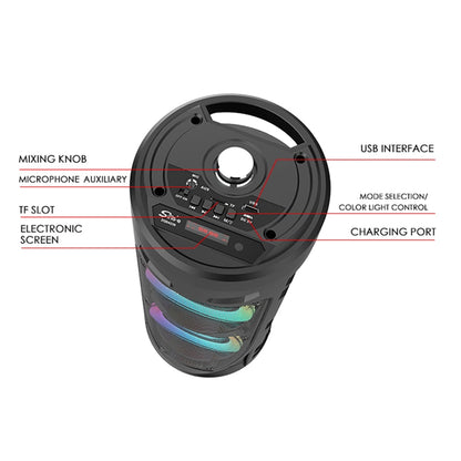 RGB Speaker Sing-e ZQS4239, 2x 4 Inch