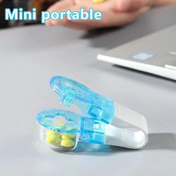 Portable Pill Puncher with Container