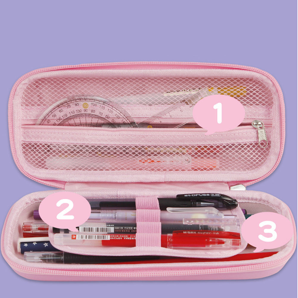 3D Rainbow Unicorn Pencil Case 6650