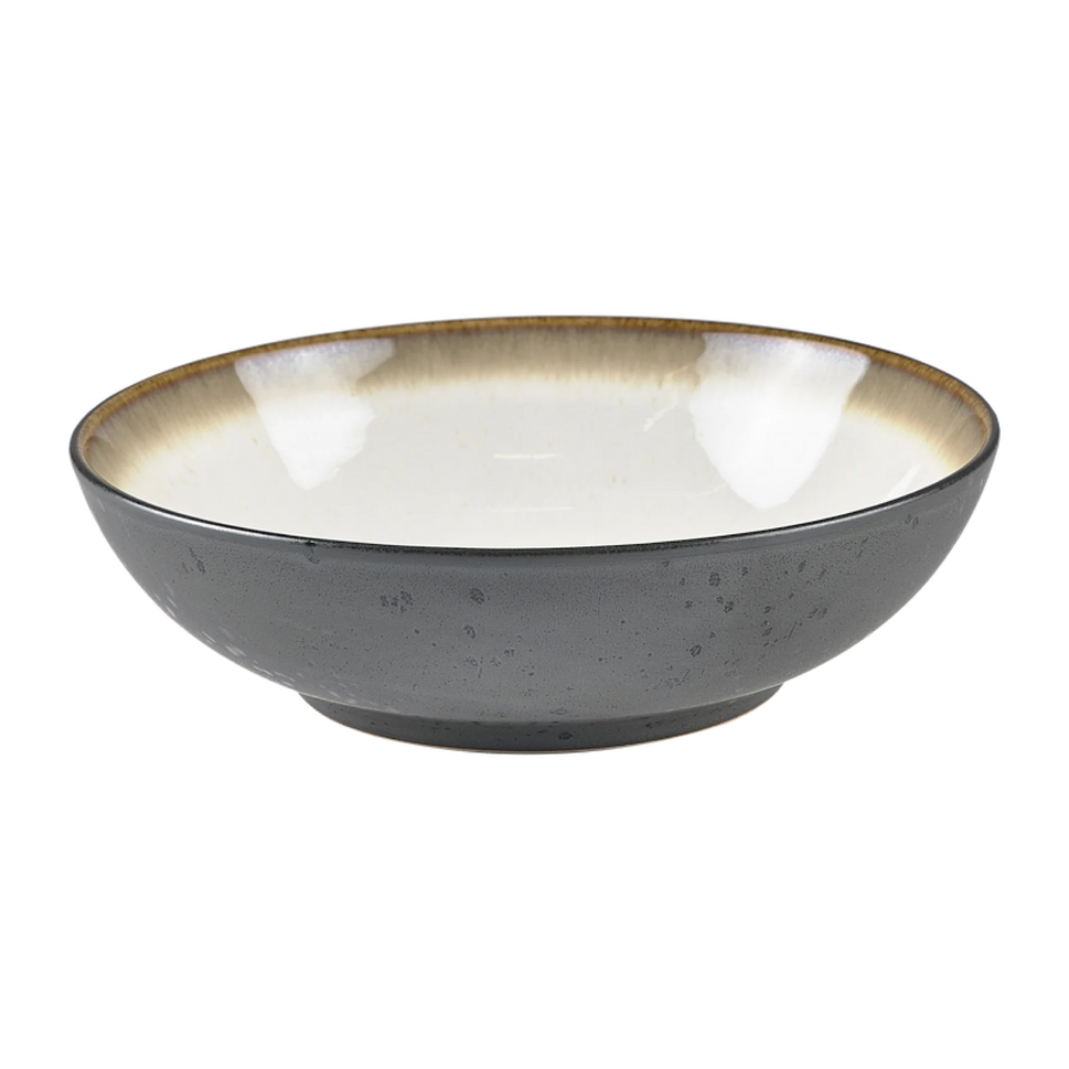 Salad Bowl 24cm Black Cream Bitz (12460)