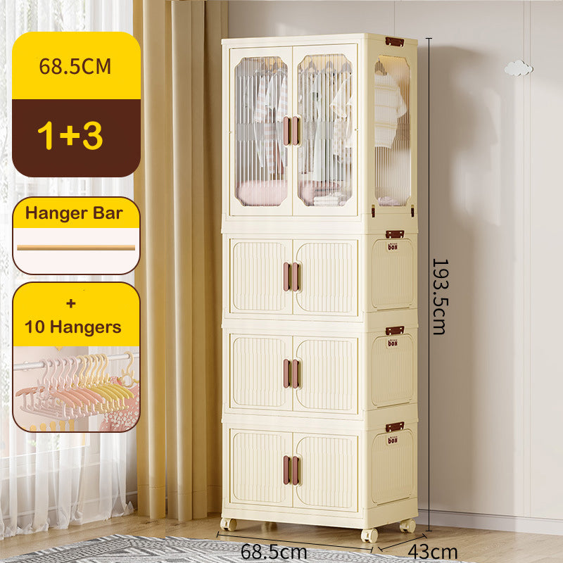 Foldable Large Plastic Storage Portable Closets