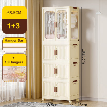 Foldable Large Plastic Storage Portable Closets
