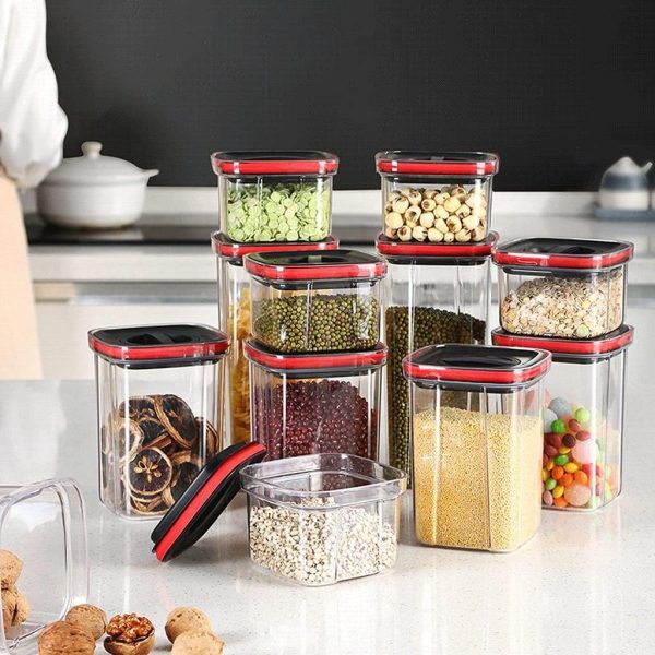 6-Pieces Airtight Food Storage Containers for Kitchen With Lock