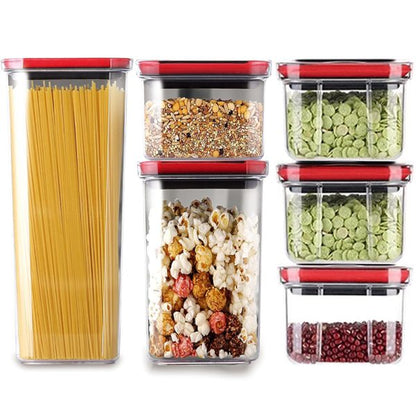 6-Pieces Airtight Food Storage Containers for Kitchen With Lock