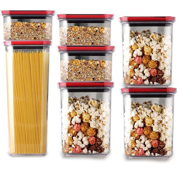 7-Pieces Airtight Food Storage Containers for Kitchen With Lock