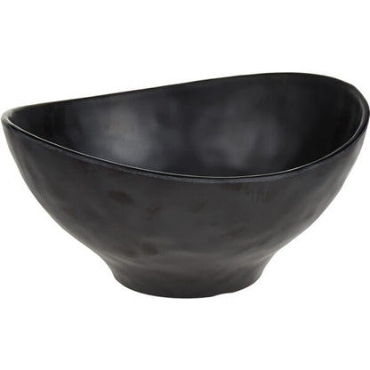 Salad Bowl Black Melamine Dinnerware