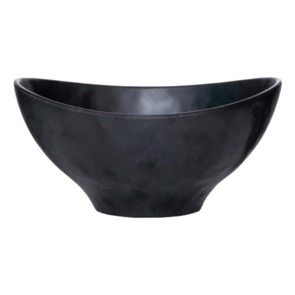 Salad Bowl Black Melamine Dinnerware