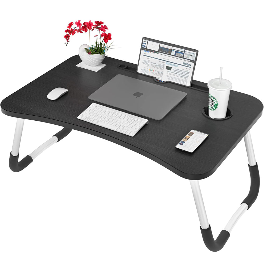 Laptop Desk Foldable Bed Tray With Cup Holder