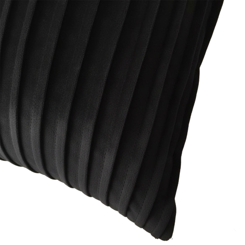 Danny Home Danny Home Velvet Fabric Cushion – Black 45x45cm