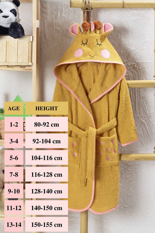 Giraffe Bathrobe kids