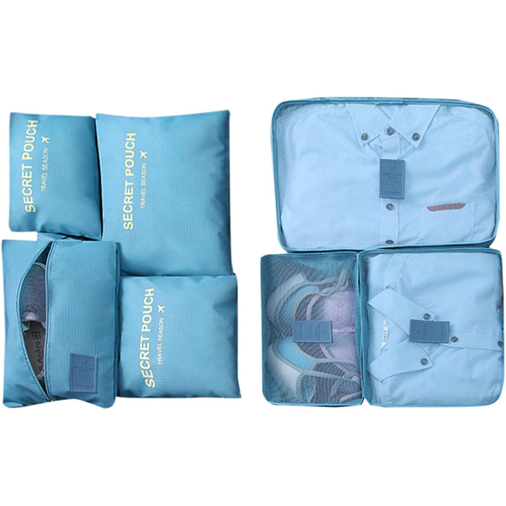 7-Pcs Travel Clothing Sorting And Storage Bag