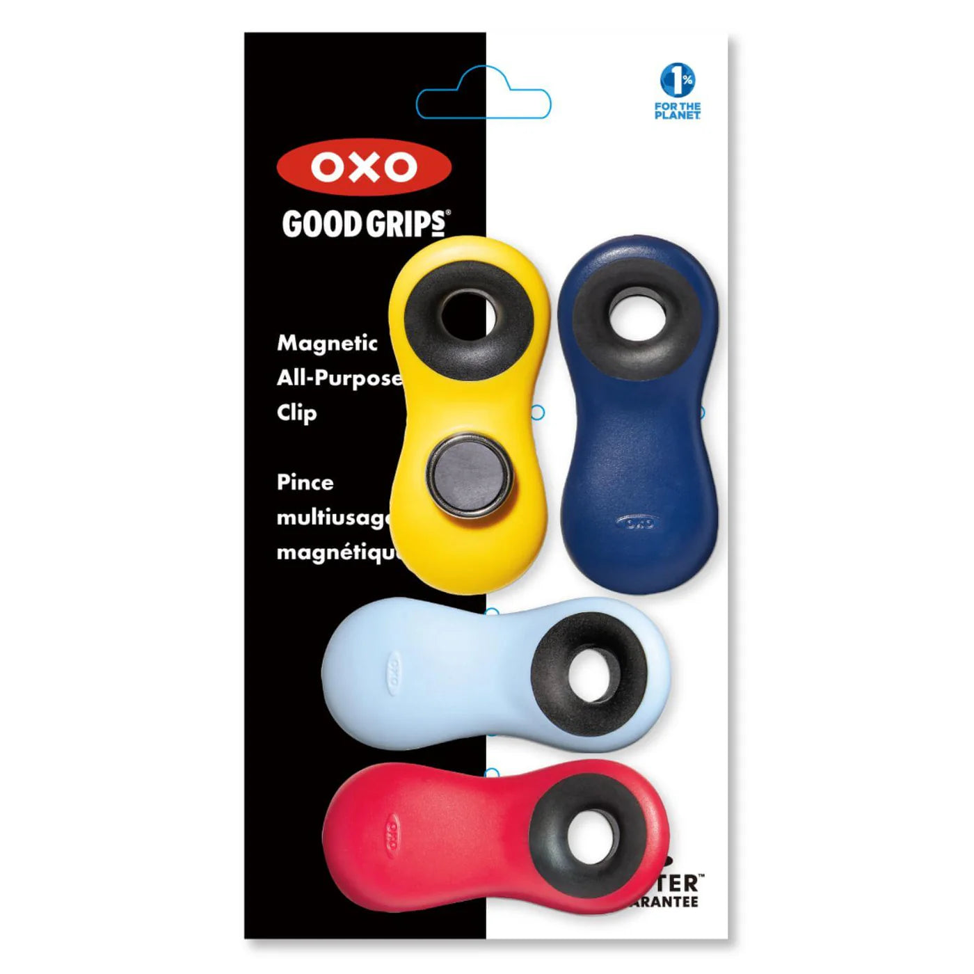 Magnetic All-Purpose Clips – 4-Pack – assorted colors by OXO