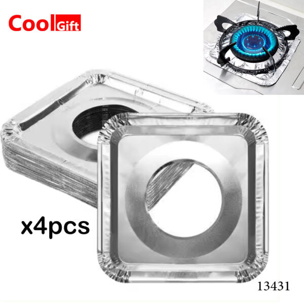 Aluminum Foil Stove Burner Covers – 4pcs