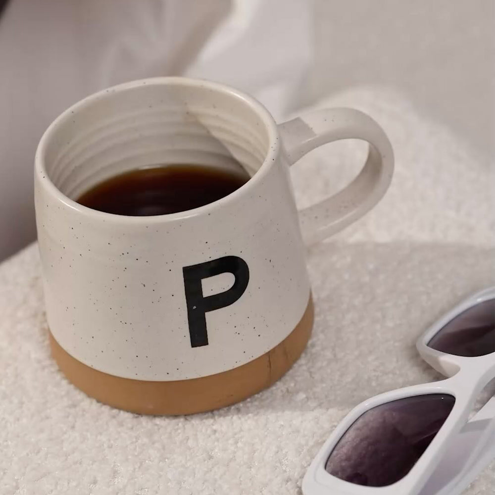 Danny Home 420ml Letter Porcelain Mug