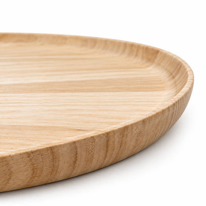 Christmas Round Wooden Serving Tray – 40 cm