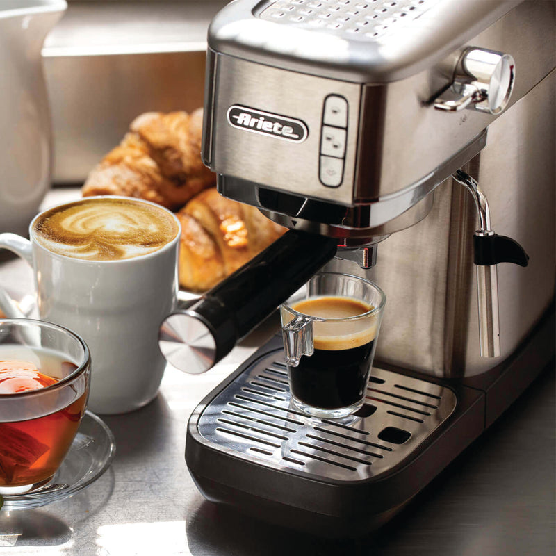 Ariete 1380 Metal Espresso Maker,15Bar,1300W, Auto Shut-Off
