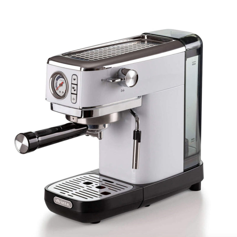 Ariete 1381/14 Moderna Metal Espresso Maker , 15 Bar, 1300W, WHITE