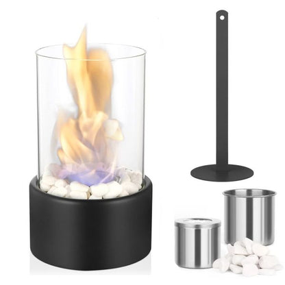 Bio Ethanol Ventless Tabletop Fireplace Indoor-Outdoor