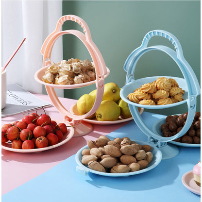 Portable Multi-Layer Folding Fruit Tray
