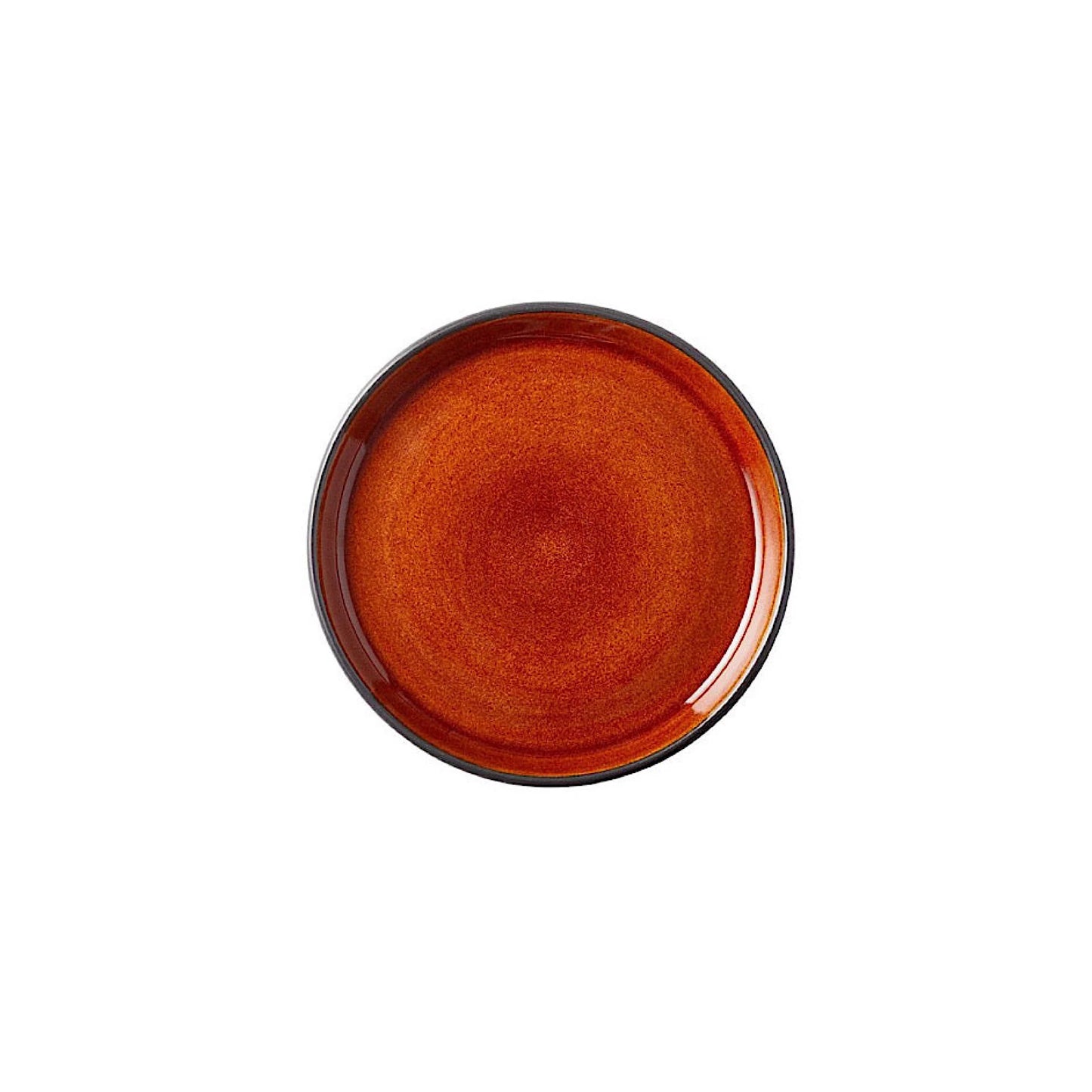 Stoneware Gastro Plate 17cm Black, Amber (14104)