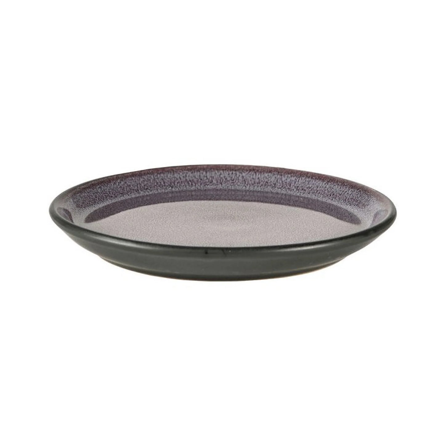 Stoneware Gastro Plate 17cm Black, Lilac (14105