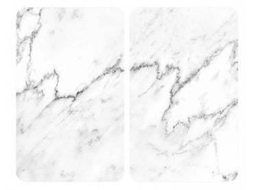 Stove cover plate Universal XL marble, set of 2 By Wenko.de