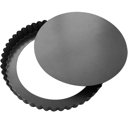 Danny Home Carbon Steel Premium quality , Non-stick Detachable Round Tart Pan 30cm