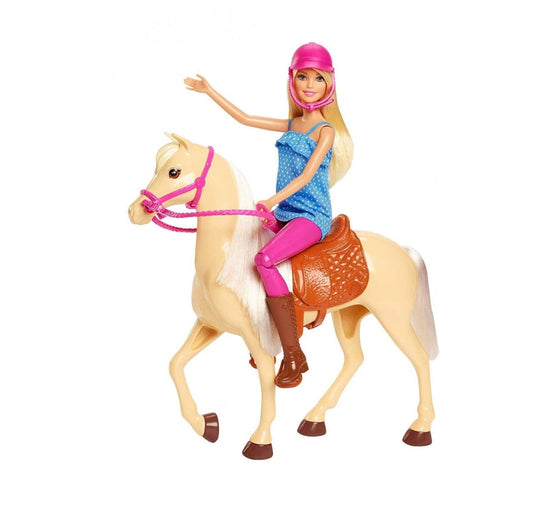 Barbie Doll And Horse