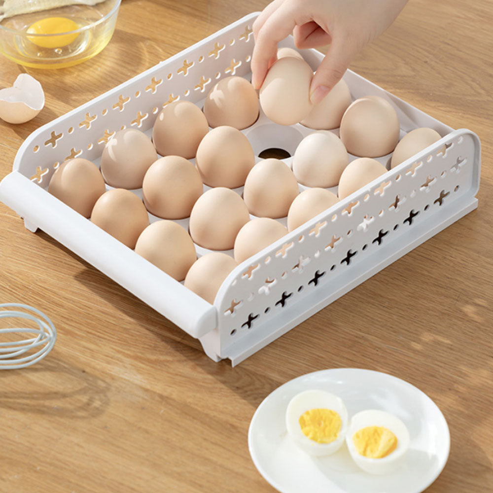 Single Layer, 20 Grid Anti-collision Egg Drawer, 1 Pc