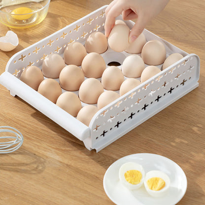 Single Layer, 20 Grid Anti-collision Egg Drawer, 1 Pc