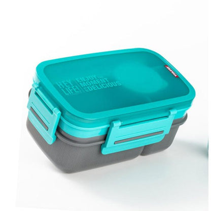 Lunch Box with Cutlery Set 6-Compartments (1700 ml)