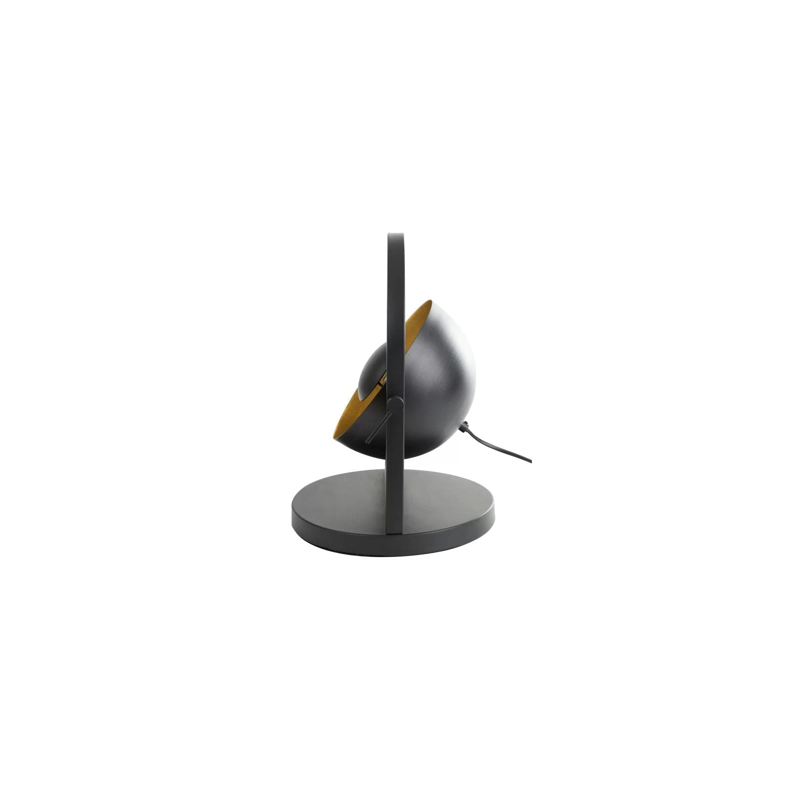 Nino Germany OLE Table Lamp – Rotatable Matte Black & Gold Designer Accent Light