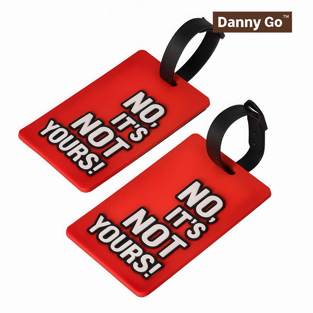 Danny Go Luggage Tag Set – 2 Pieces Red